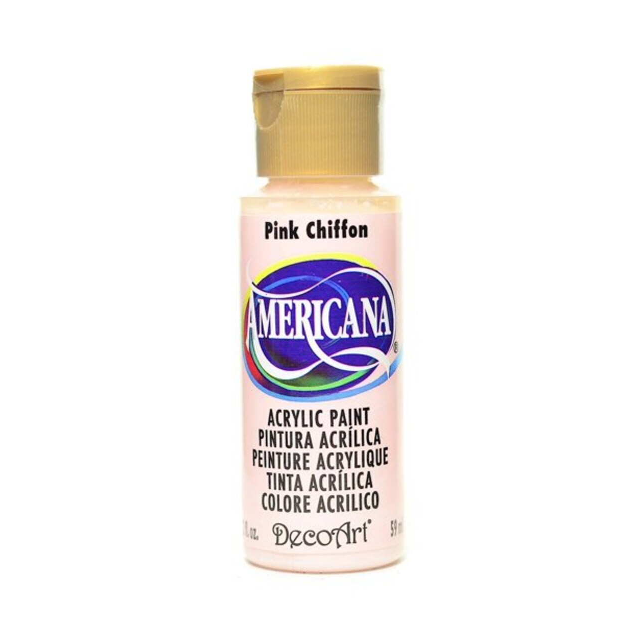 Pink Chiffon - Semi-Opaque - Americana Acrylic Paint 2oz
